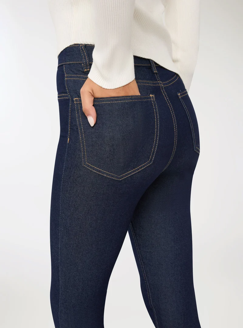 Jeggings vita alta