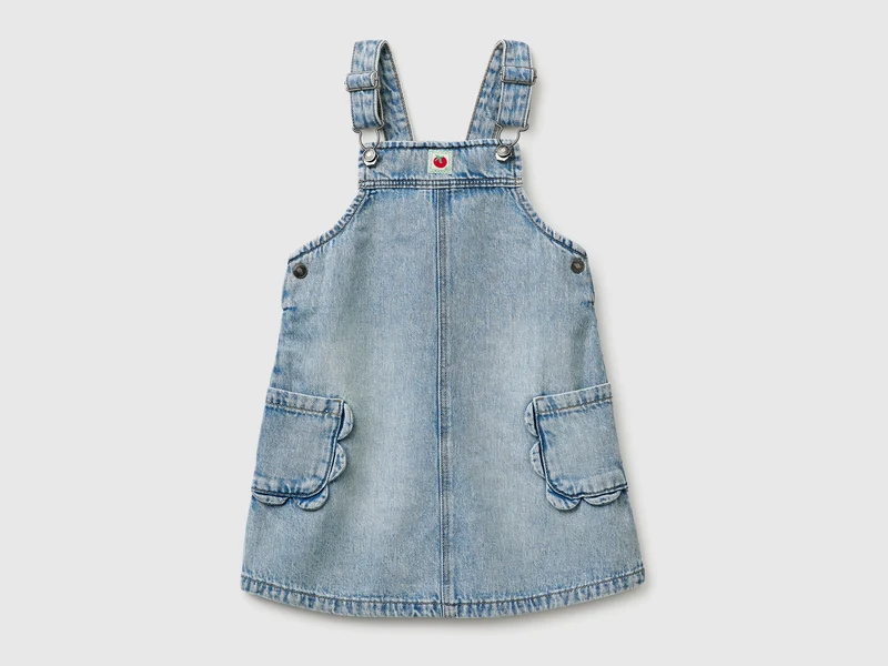 Gonna salopette di jeans