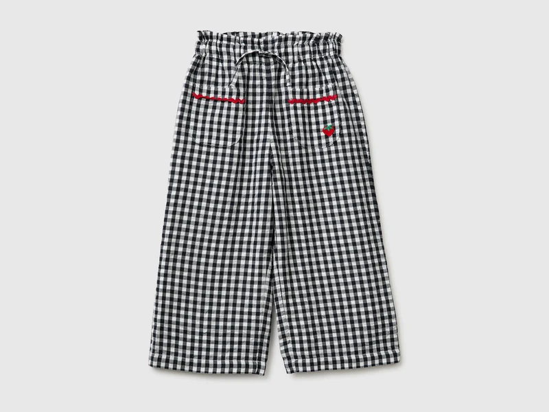 Pantaloni a quadretti vichy