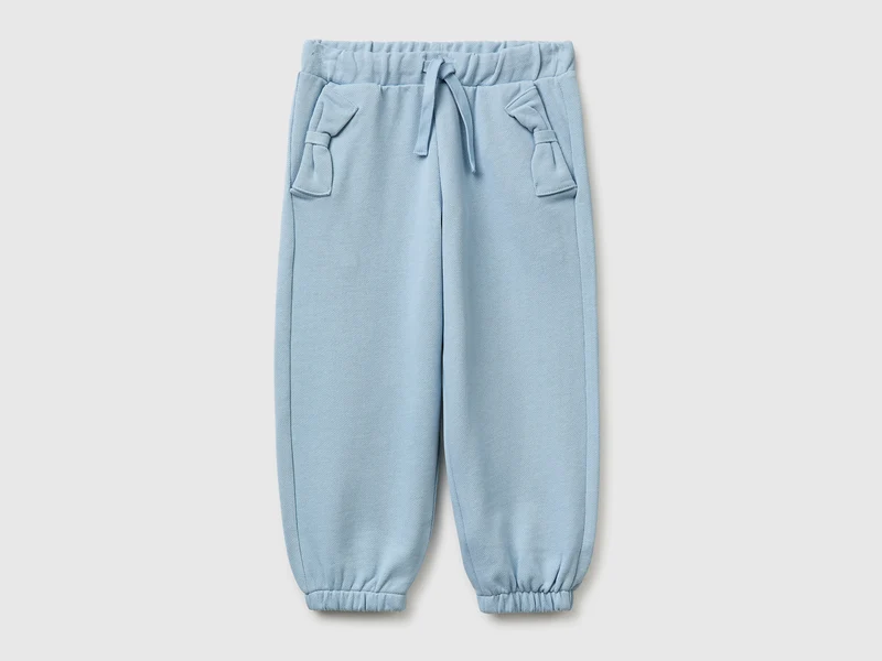 Pantaloni in felpa con fiocchi