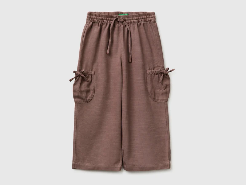 Pantaloni con tasche wide leg