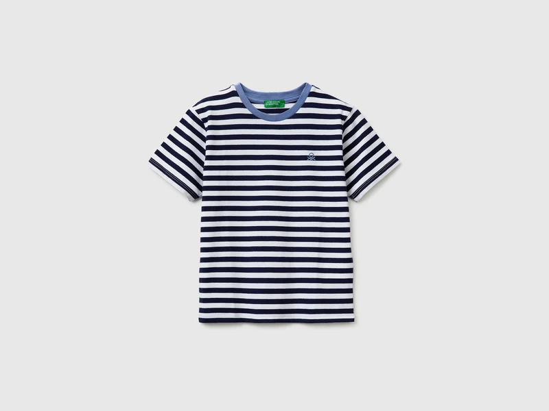 T-shirt manica corta a righe
