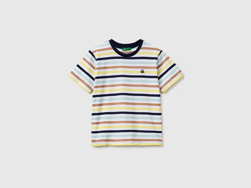 T-shirt manica corta a righe