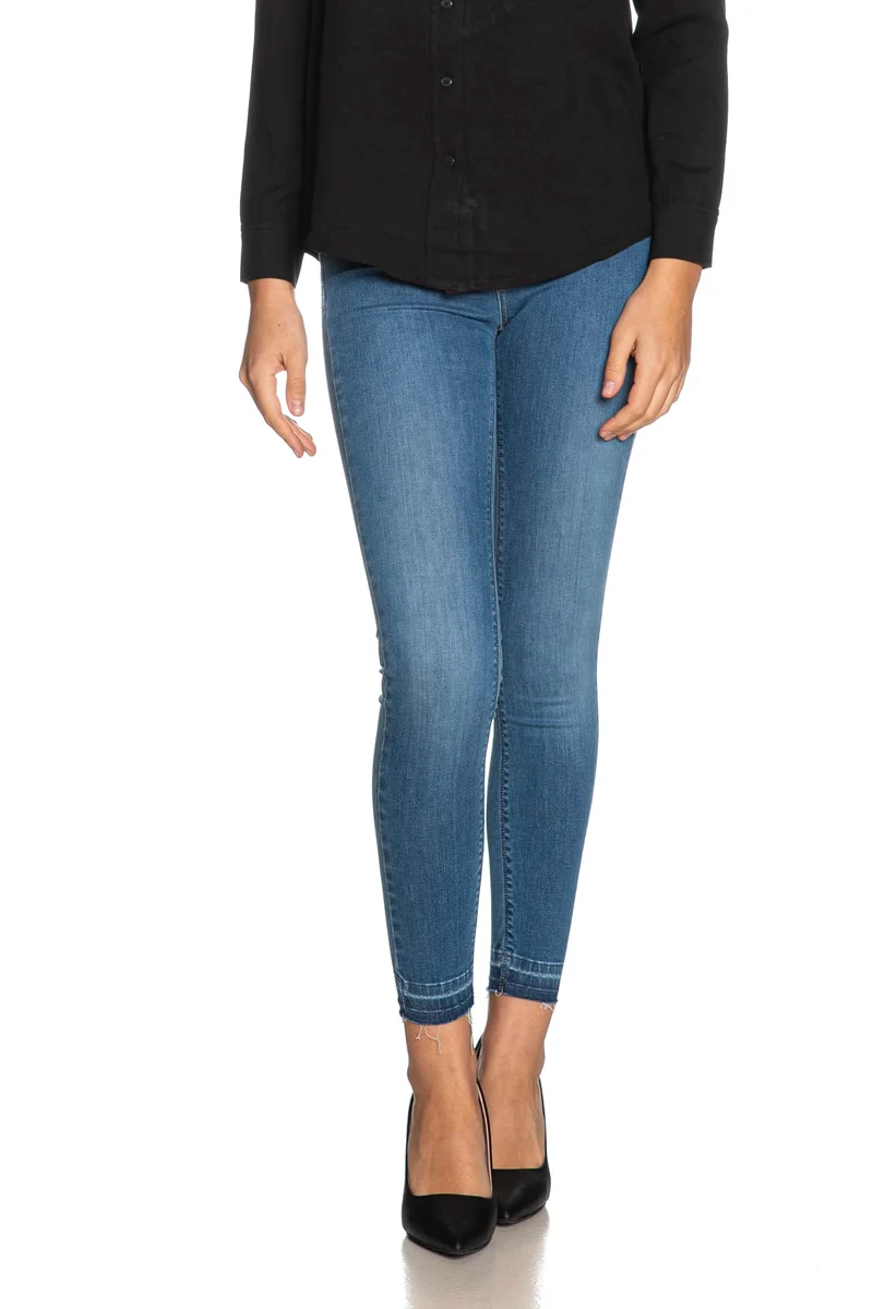 Jeans Tiffosi One Size Double Up Da Donna Denim Medium Blu
