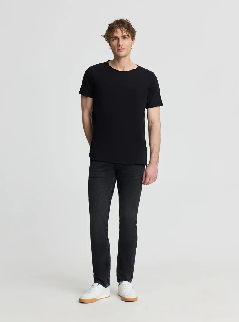 T-shirt girocollo taglia vivo