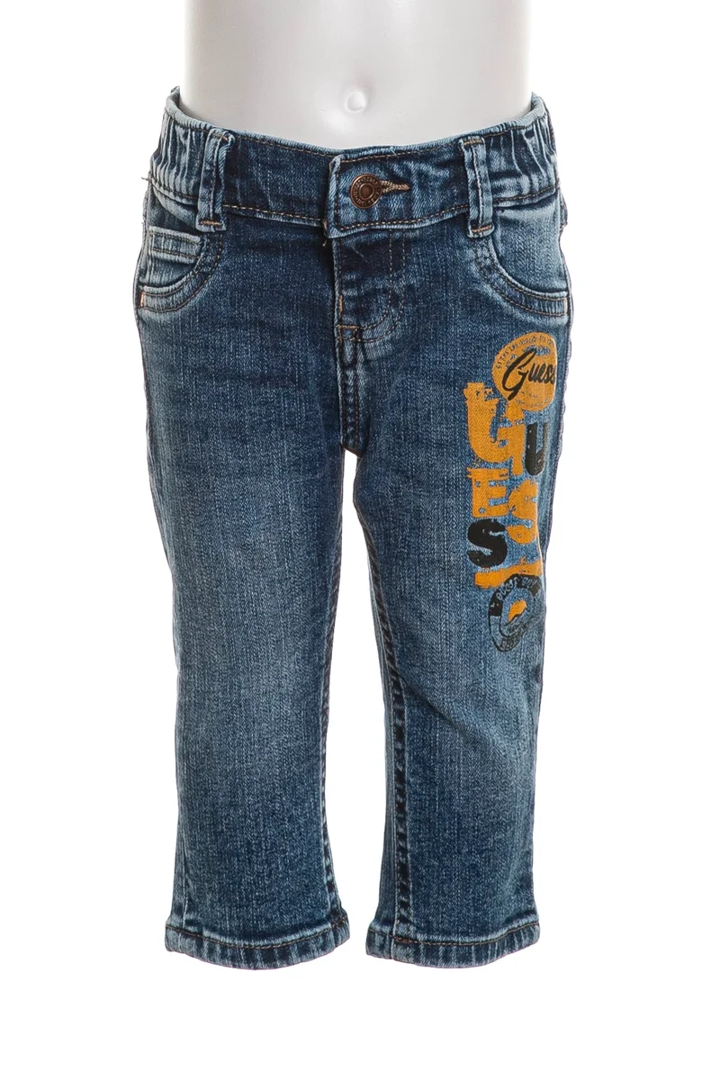 Jeans Guess Vintage Reg Ptd Da Bambino Denim Medium Blu