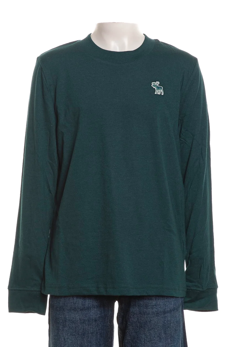 T-Shirt Abercrombie & Fitch Tricolour Basic Tee 3 Pack Da Bambino Nero Verde Bottiglia Bianca