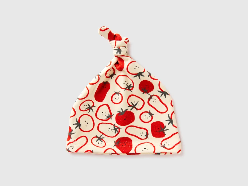Cuffietta con stampa pomodori