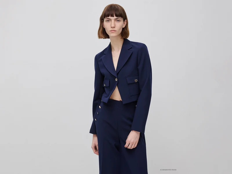 Blazer cropped