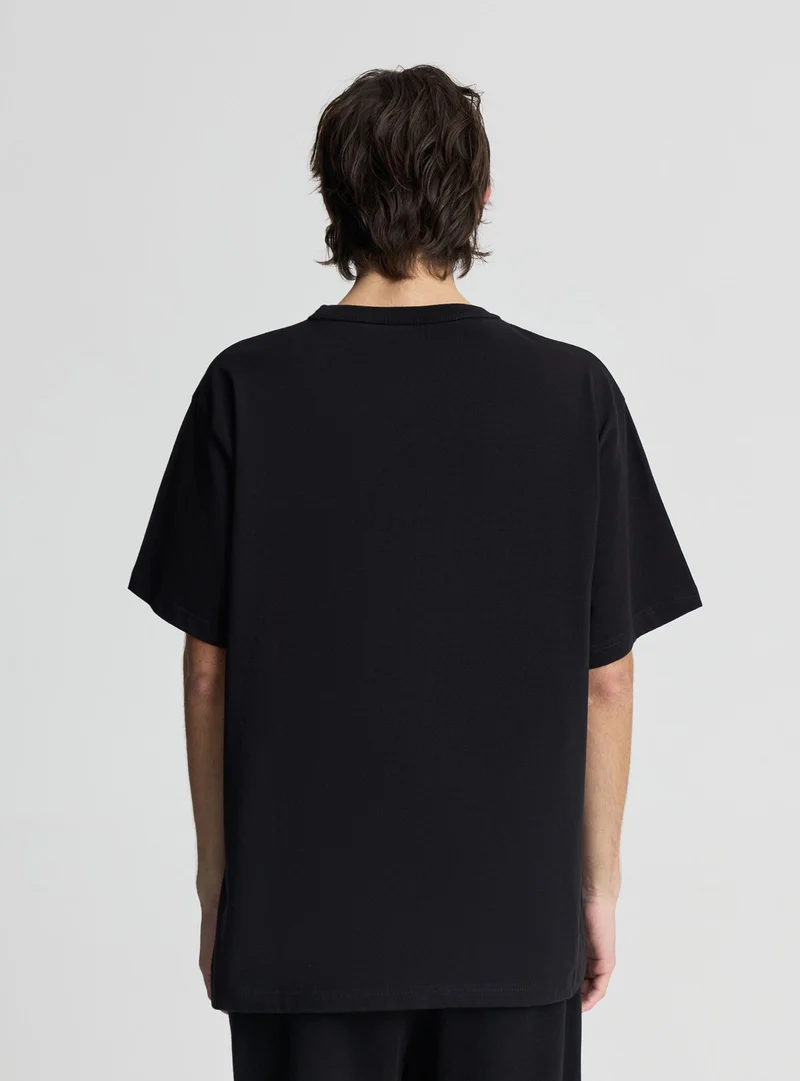 T-shirt tinta unita heavy weight