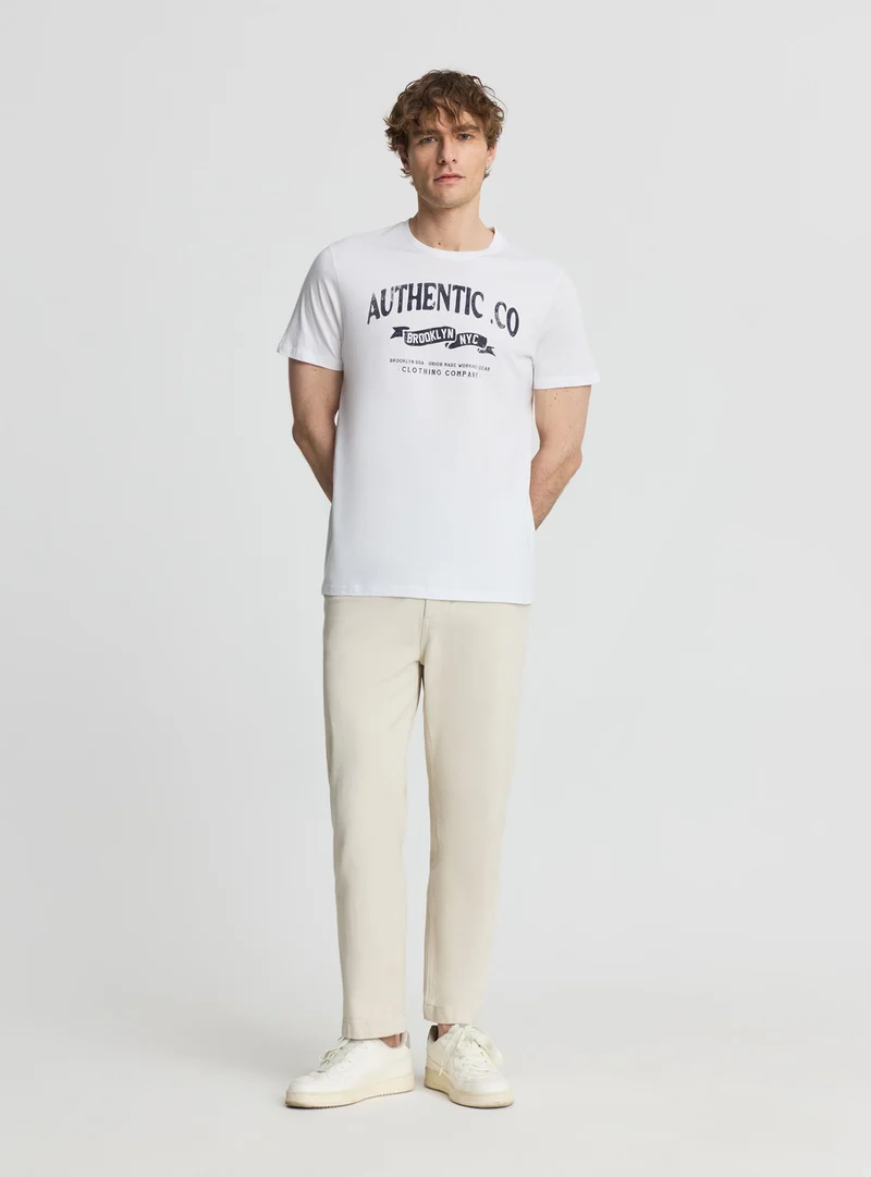 T-shirt con scritta