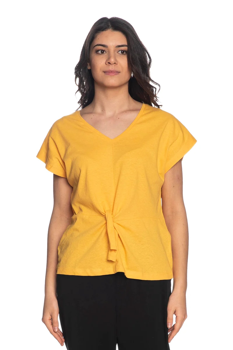 T Shirt Tiffosi Turbo Da Donna Papaya
