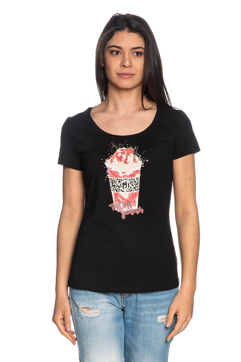 T Shirt Liu Jo Tasting Da Donna Nera
