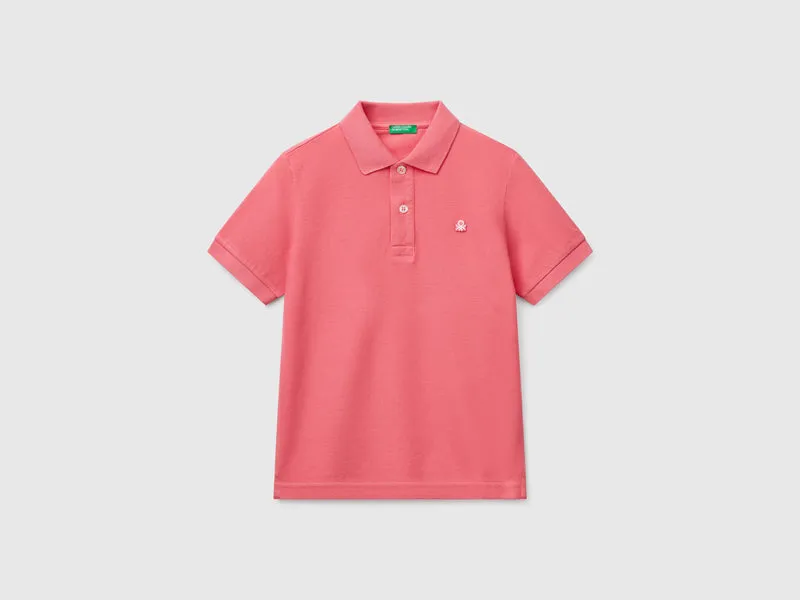 Polo slim fit in puro cotone
