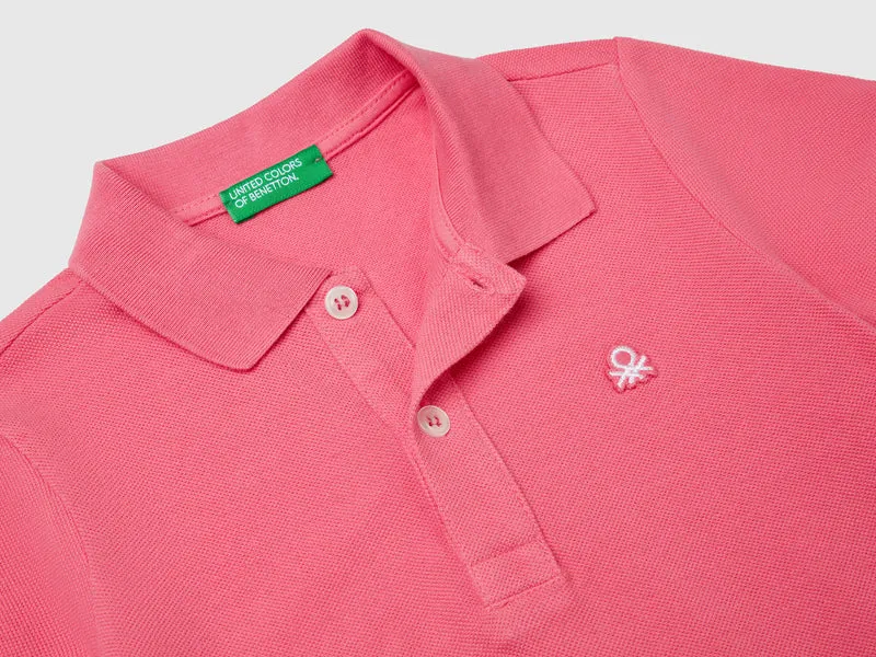 Polo manica corta in puro cotone