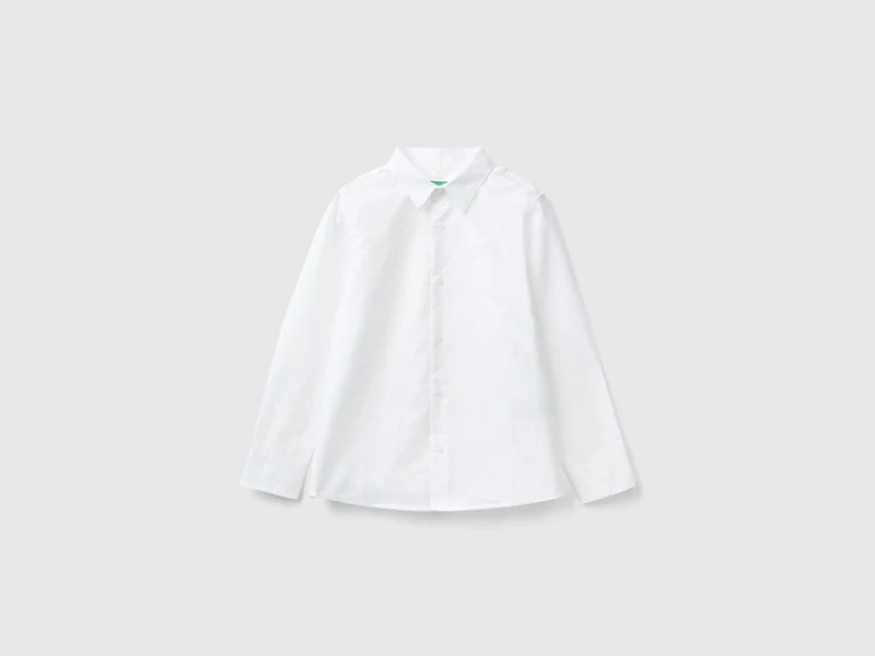 Camicia classica in puro cotone