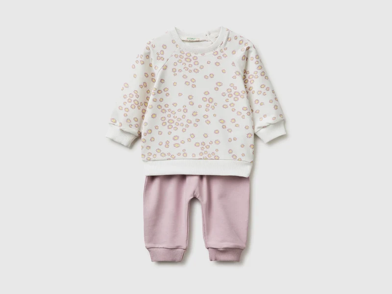 Completo in felpa stretch