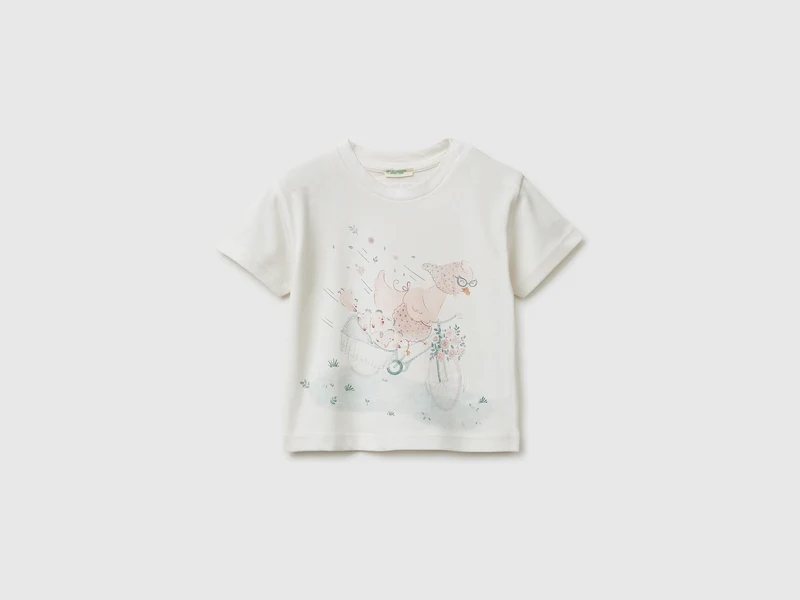 T-shirt con stampa animaletto