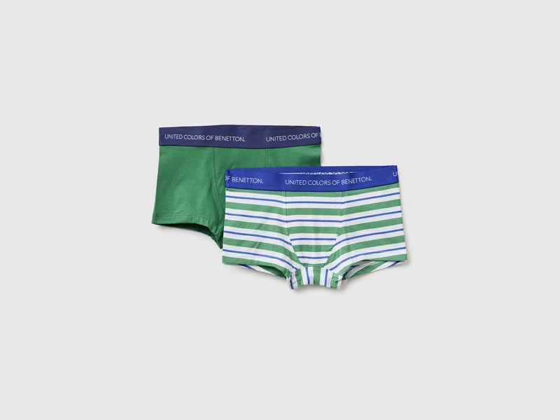 Due boxer in cotone stretch