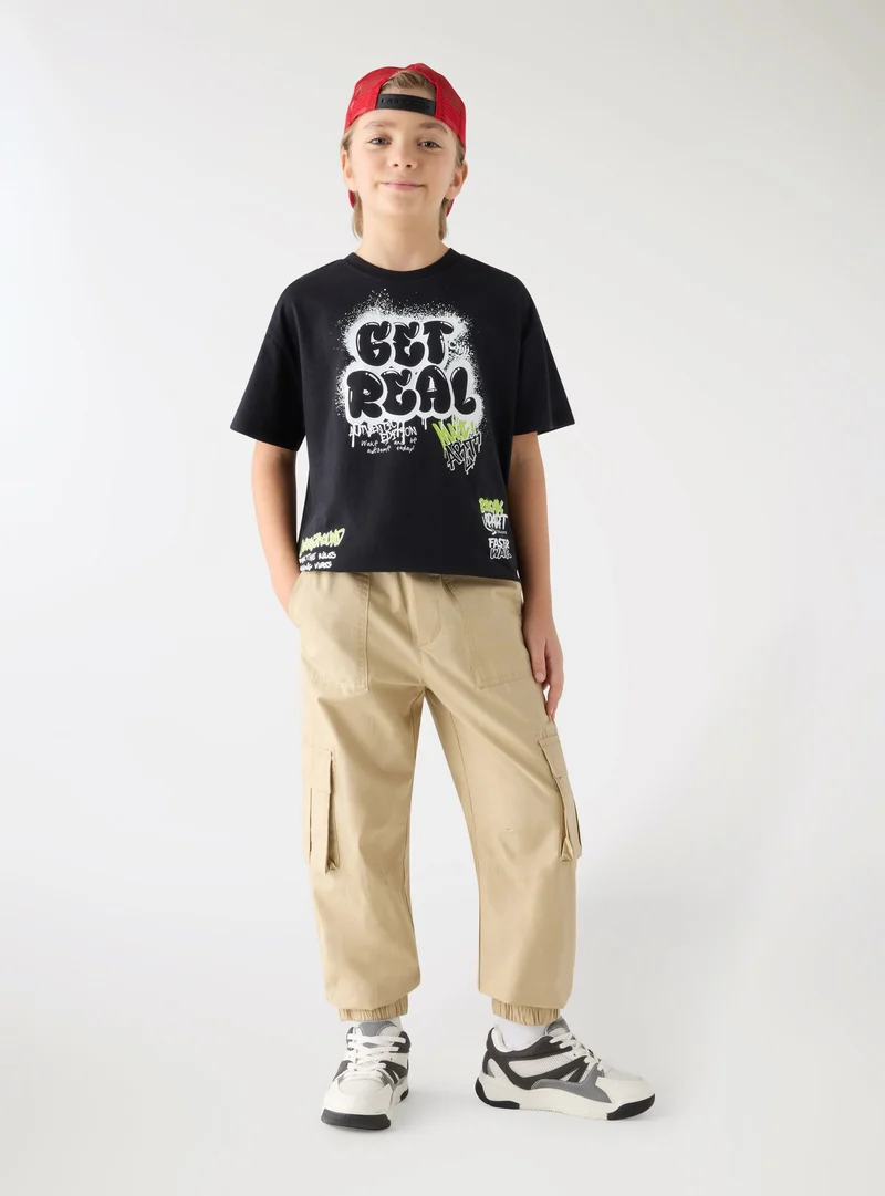 T-shirt stampa graffiti