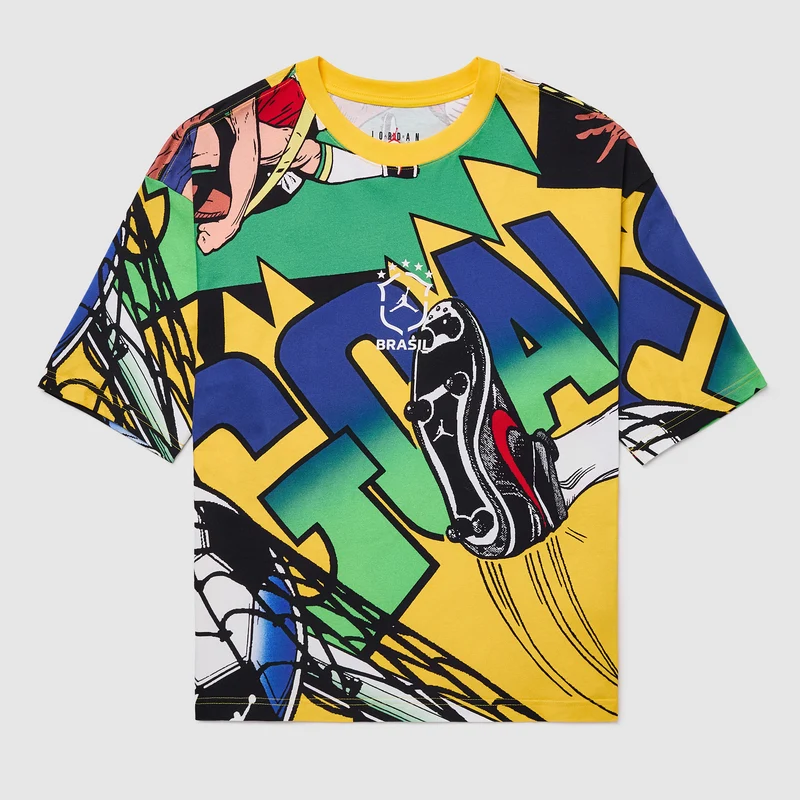 T-Shirt Jordan x Brasile 2026 Essentials Boxy