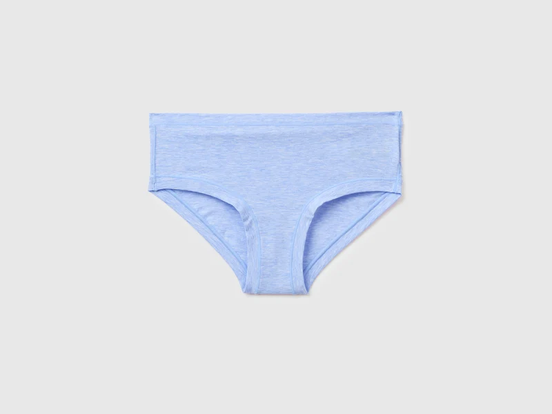 Slip fianco alto in cotone super stretch