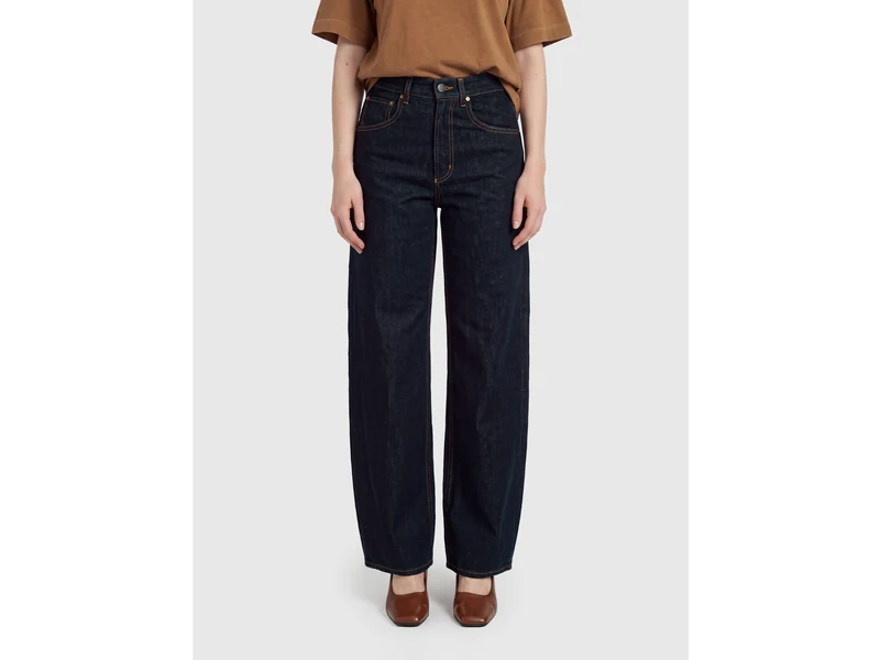 Jeans wide fit lavaggio rinse