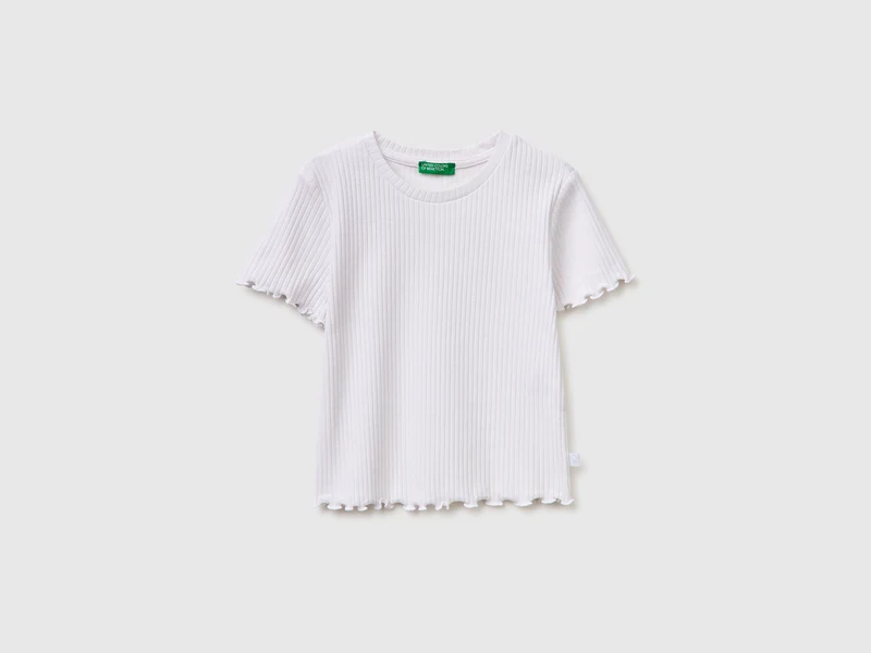 T-shirt slim fit a costine