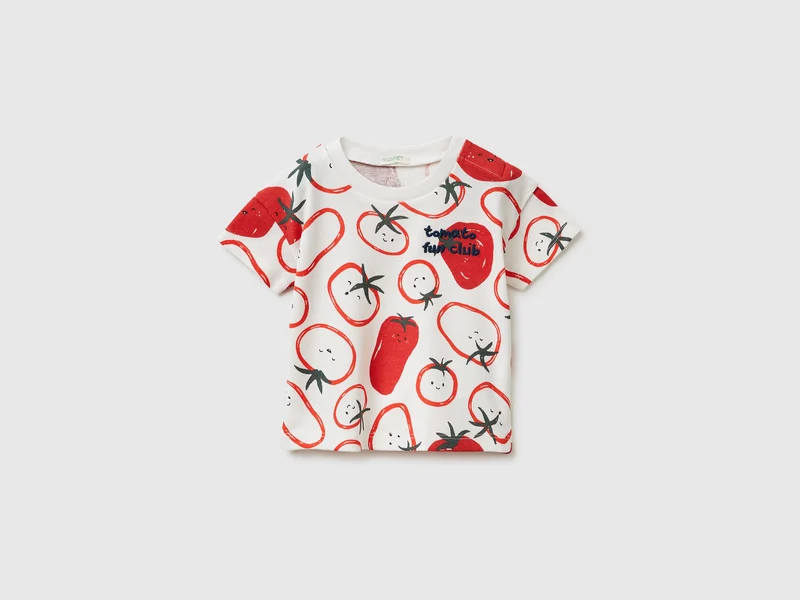 T-shirt stampata boxy fit