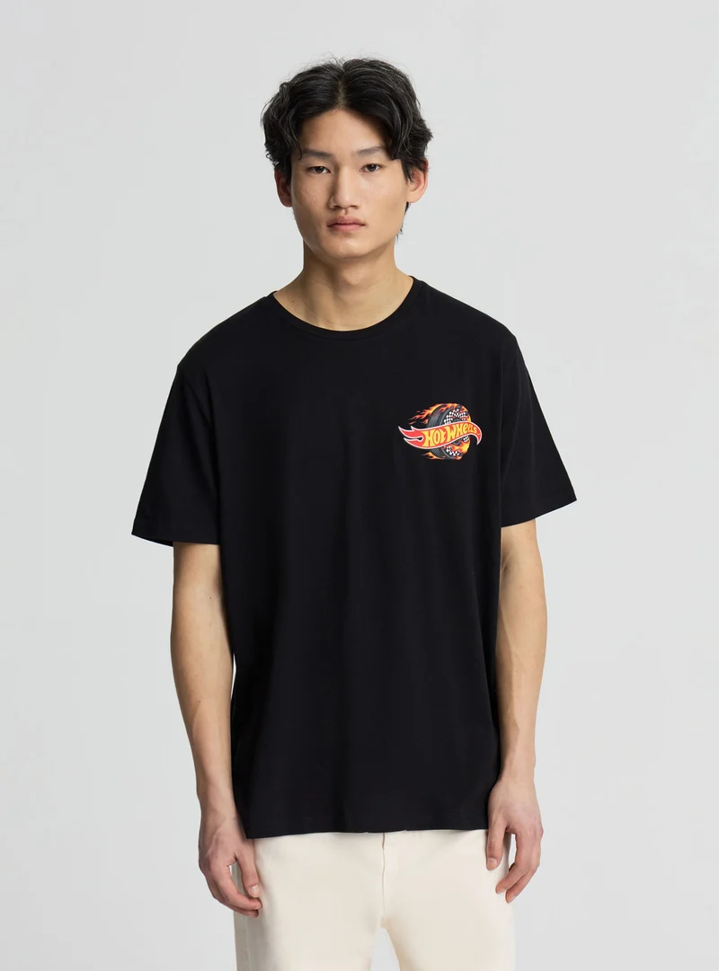 T-shirt con stampa Hot Wheels®