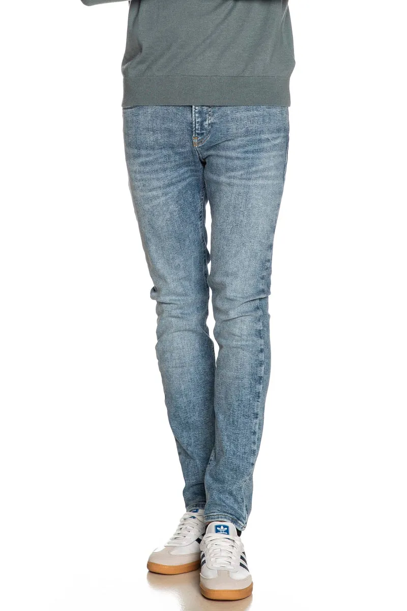 Jeans Calvin Klein Sk 1 Aa Da Uomo Denim Light Medio Blu