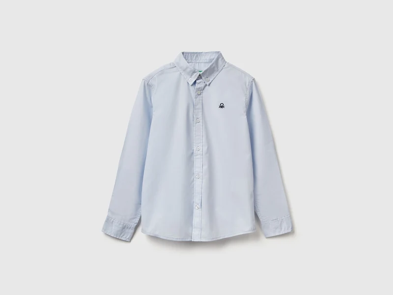 Camicia celeste button down