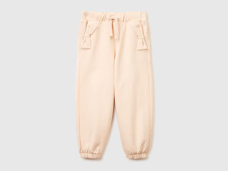 Pantaloni in felpa con fiocchi