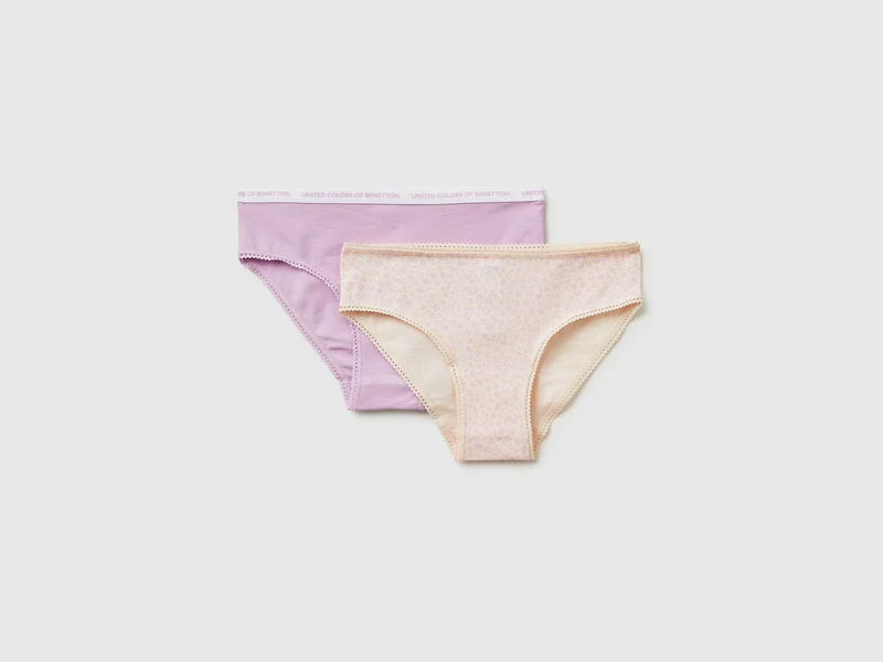 Due slip in cotone stretch