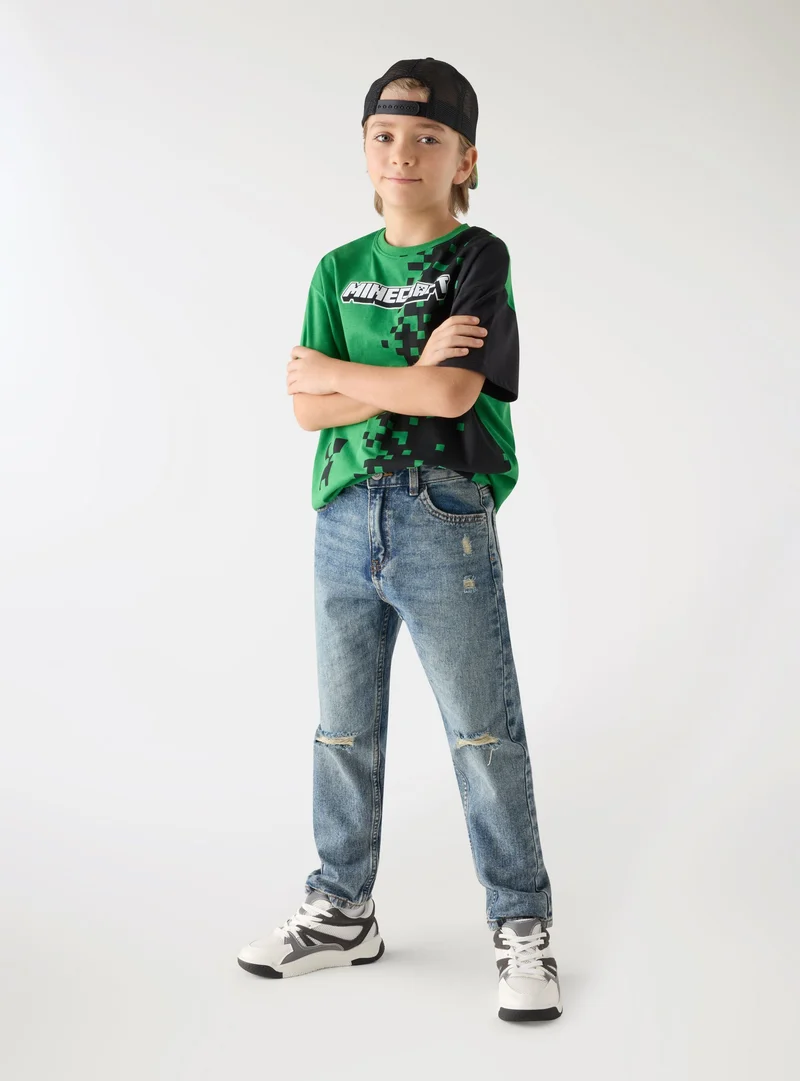 T-shirt con stampa Minecraft®