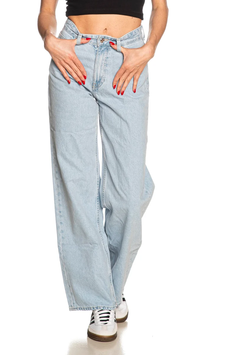 Jeans Tiffosi Kylie Da Donna Denim Delavè Light Blu