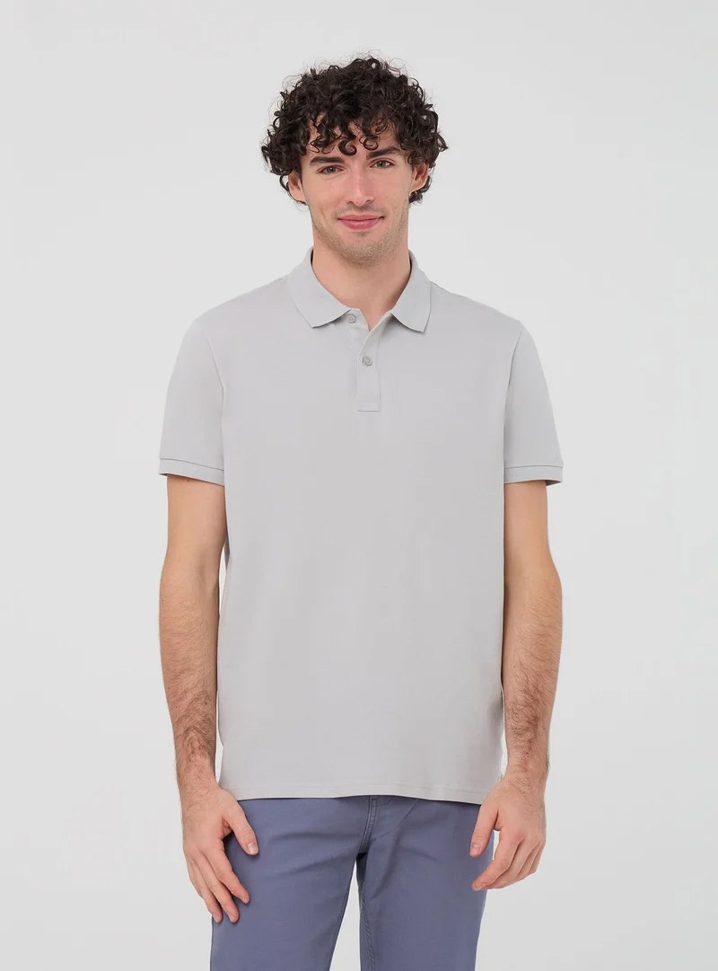 Polo tinta unita piquet