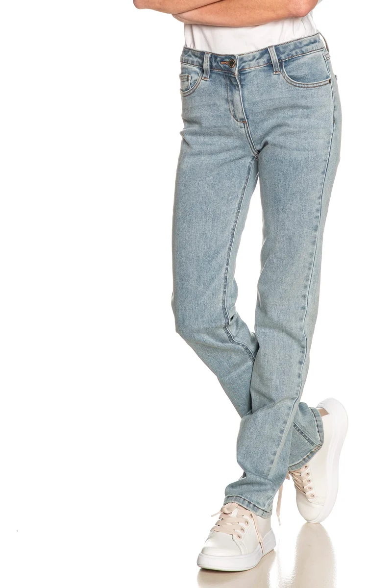 Jeans Morgan Pdroit Da Donna In Denim Light Blu