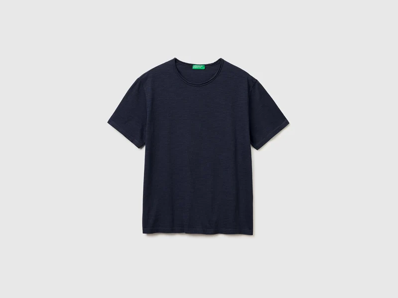 T-shirt in cotone fiammato
