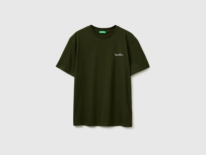 T-shirt in cotone con logo