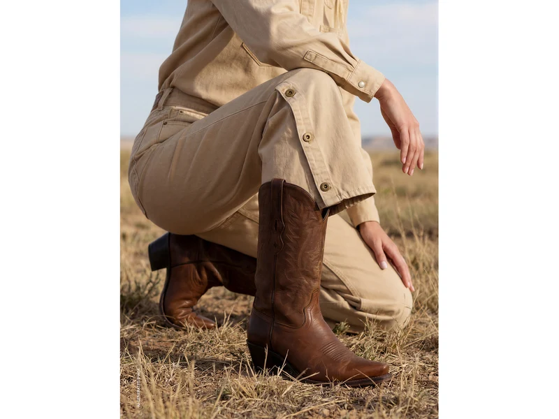 Pantaloni wide fit in canvas