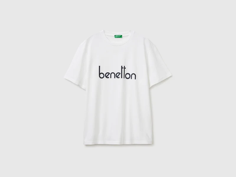 T-shirt in cotone con logo