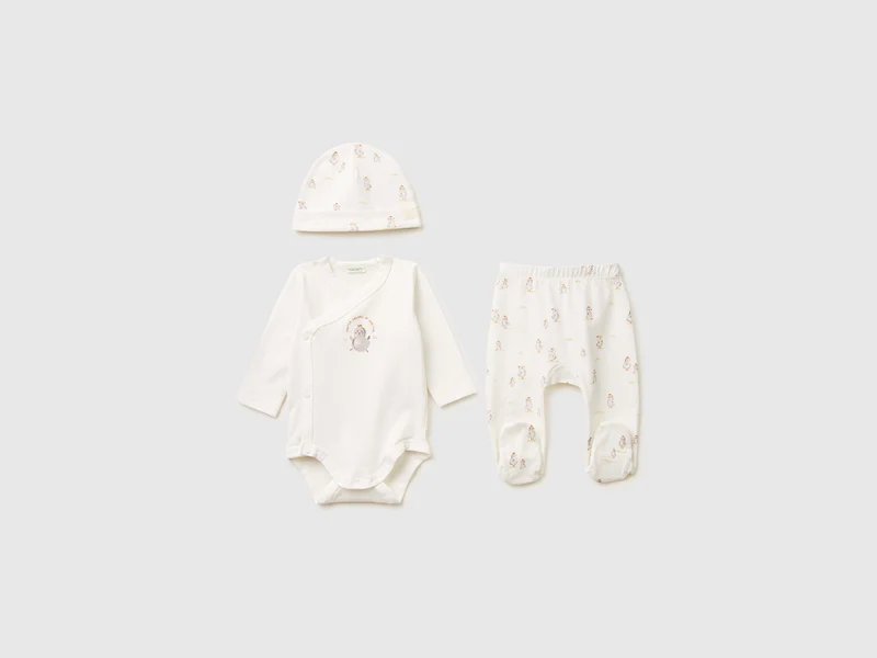 Set body, ghette e cappellino