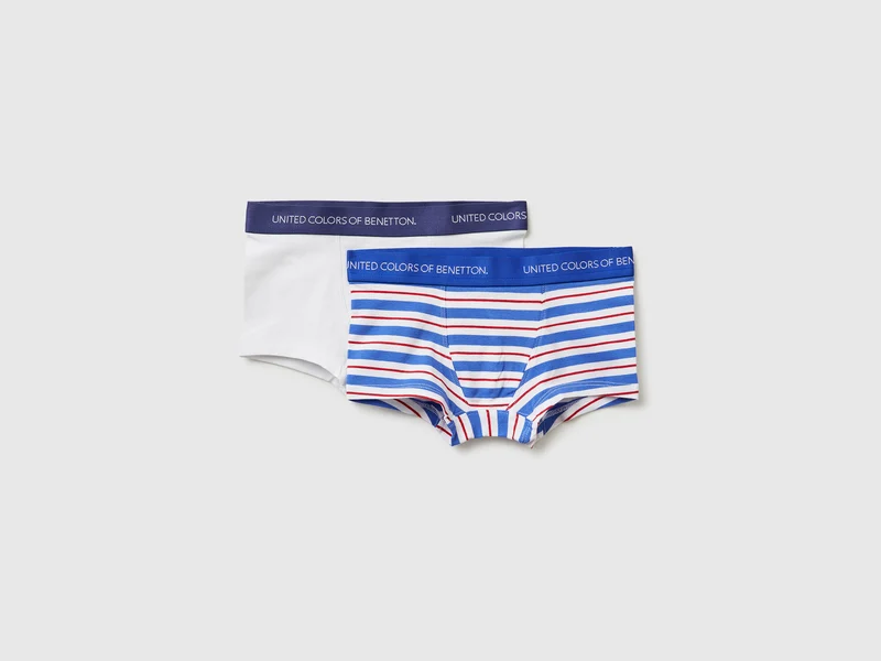 Due boxer in cotone stretch