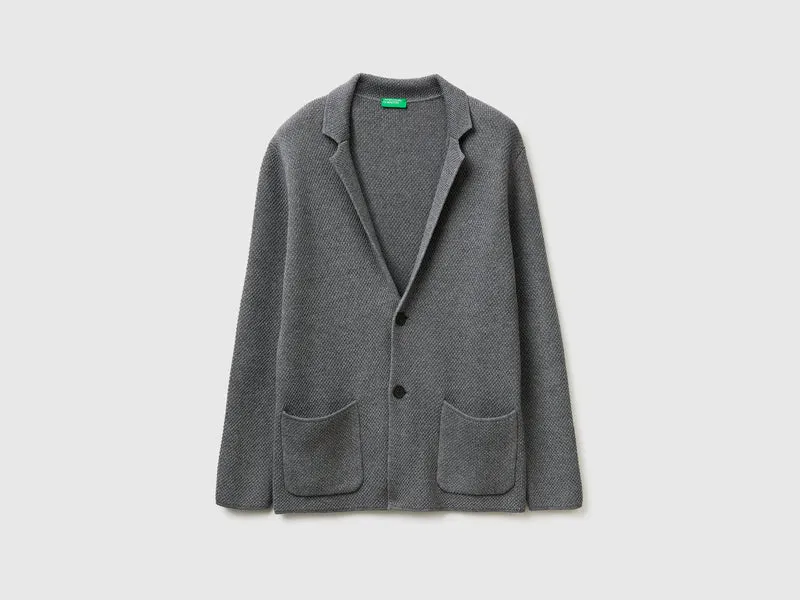 Blazer in maglia