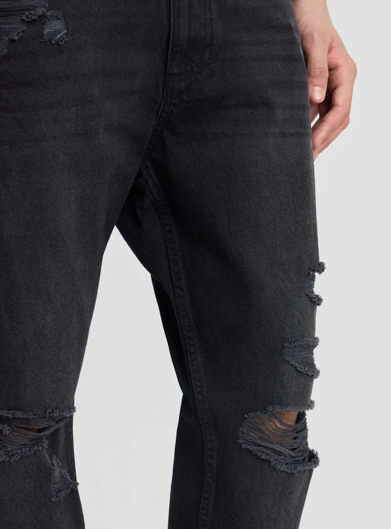 Jeans relaxed con strappi