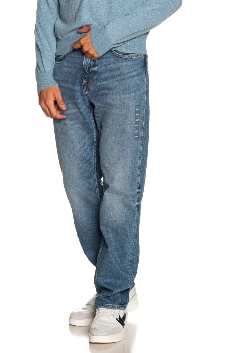 Jeans Guess Mason Da Uomo Denim Blu Medio