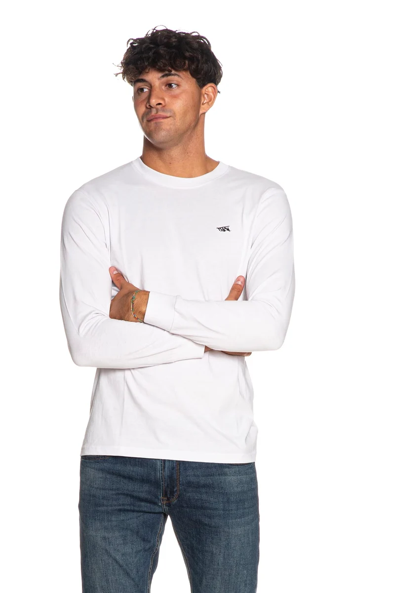 T Shirt Tiffosi Jolie Da Uomo Bianca