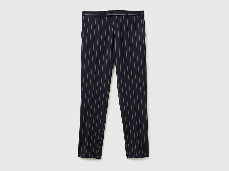 Pantaloni a righe slim fit