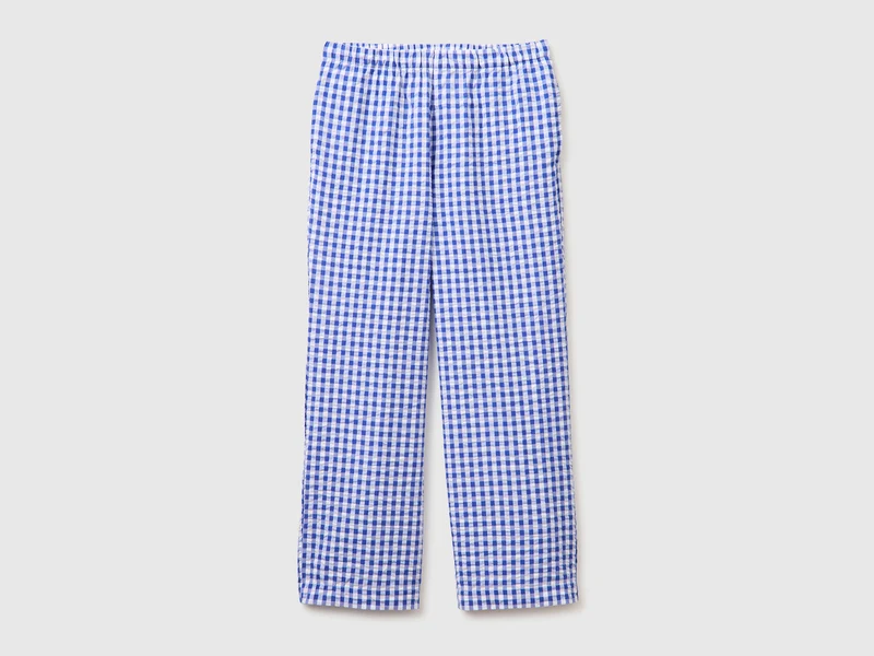 Pantaloni a quadri vichy